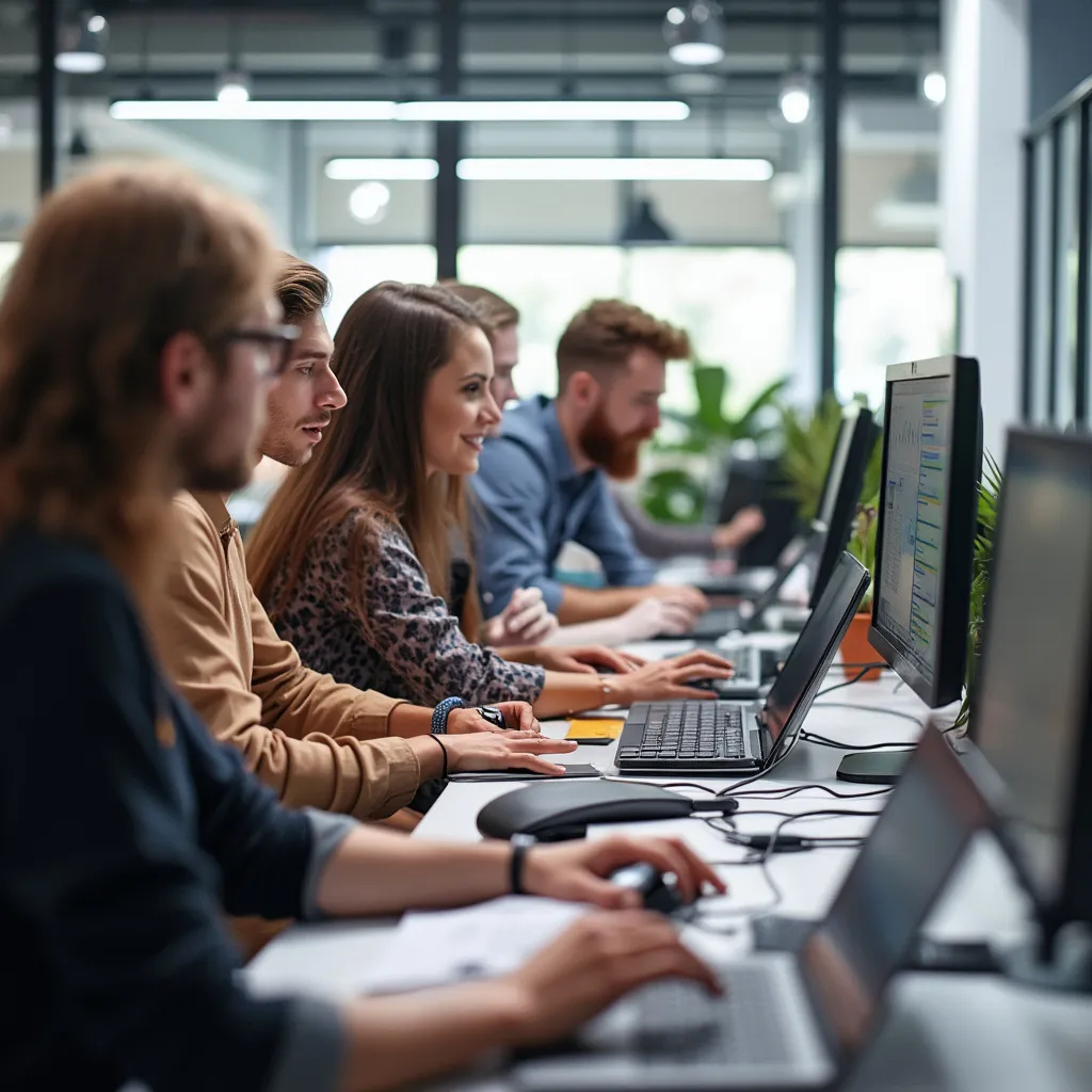 Notre équipe au travail